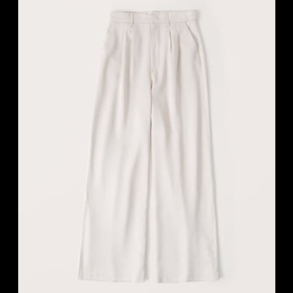 abercrombie tailored wide leg pants